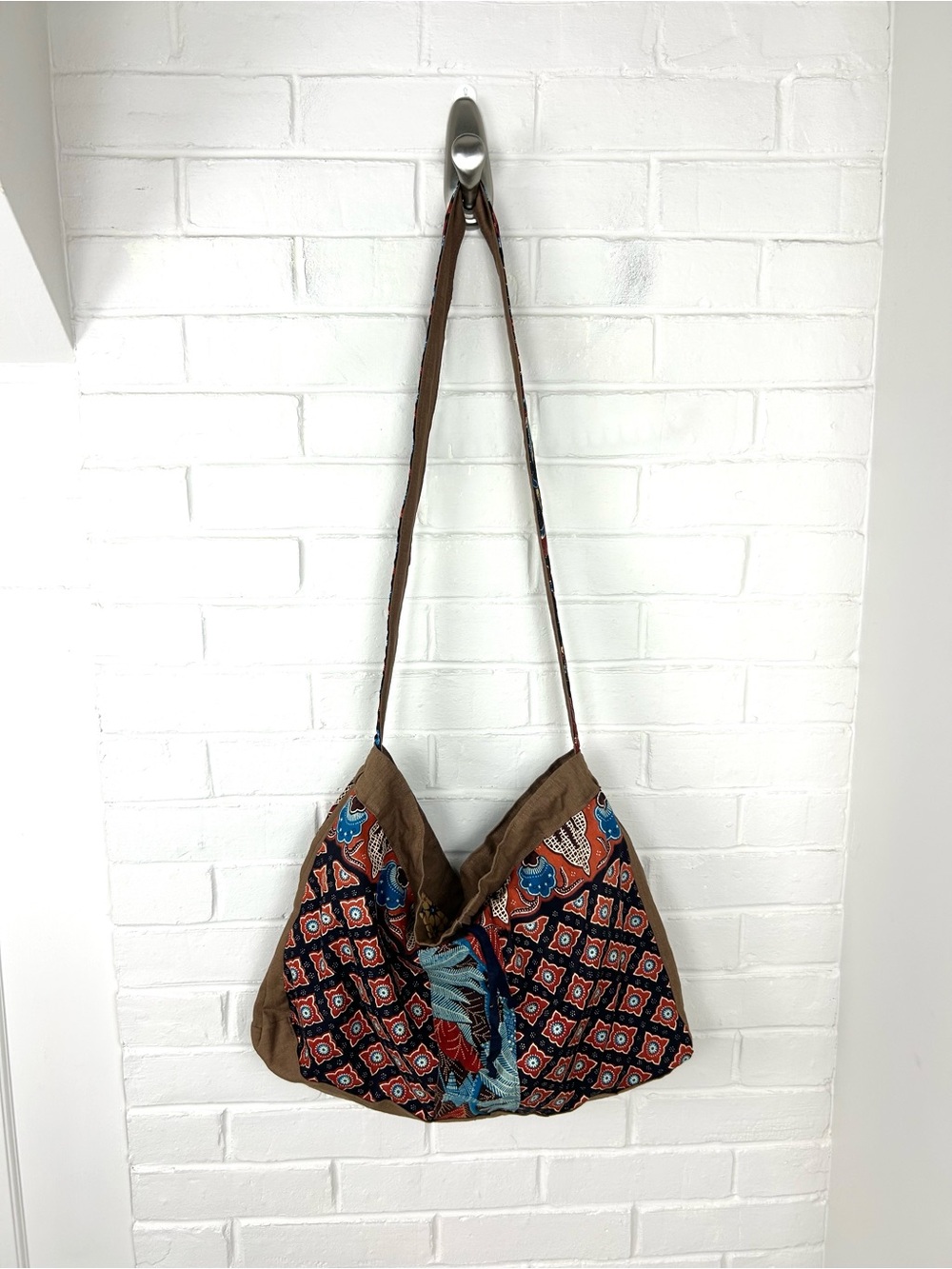 Handmade Vintage Boho Print Cloth Bag